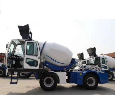 China 60kw de mini Zelfvrachtwagen van de Ladings1.2cbm Concrete Mixer Te koop