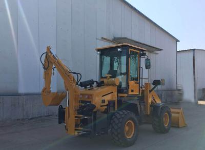 China parte frontal de 2070 milímetros carregadores do Backhoe da máquina escavadora da roda de 1500 quilogramas à venda