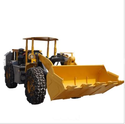 China equipamento de construção 3m3 pesado 2 Ton Mini Wheel Underground Loader com o motor de 76KW WEICHAI à venda