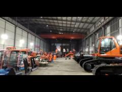 6.3 Ton Crawler Road Builder Excavator With 48KW Engine