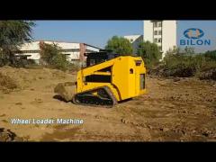 Diesel Engine Wheel Loader Machine 0.55m3 Bucket 74kw 100HP Mini