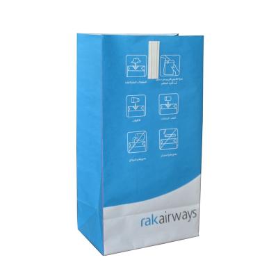 China Disposable Airline Air Sickness Bag/Waterproof Paper Bag for sale