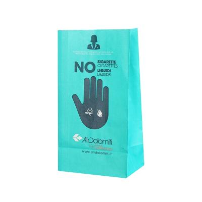 China Disposable waterproof paper bag for garbage, airsickness bag for sale