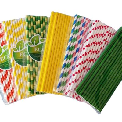 China Biodegradable disposable paper straws; Cold drink straws; Straw Replacement Plastic Straw for sale