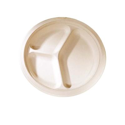 China Biodegradable Disposable Round Dish Disposable Best Selling Eco - Friendly Takeout Tableware for sale