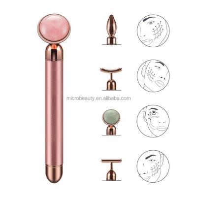 China Wrinkle Remover Natural Jade Roller Facial Massage Tools Apparatus Guasha Stone Scuff Boards Jade Lift Facial Tool for sale