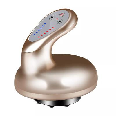 China Electric High Quality Cordless Rechargeable Gua Sha Massager Strong Suction Power Cupping Scraping Tool With Hot Therapy Full Body Massage for sale