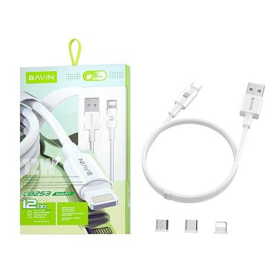 China MP3/MP4 Player Wholesale Price Custom Micro PVC USB Type C 2.4A Mobile Phone Fast Charging Data Cable For Apple Iphone CB253 for sale