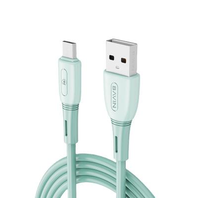 China Soft Materials BAVIN CB231 18W Fast Charing and Fashionable Data Cable Rounded Strong Cable Wire Tinned Copper Fast Charging for sale