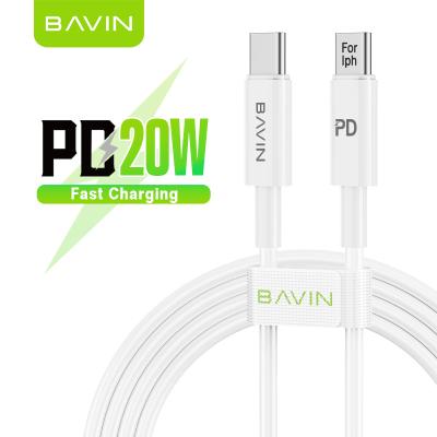 China BAVIN Player Wholesale Price 20W Custom Micro USB MP3/MP4 Type C Type C To IOS 3A Mobile Phone Fast Charging Data Cable CB171 for sale