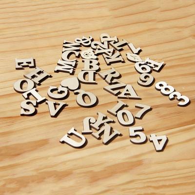 China Europe hot sale on Amazon laser cut wood letter wood craft for sale