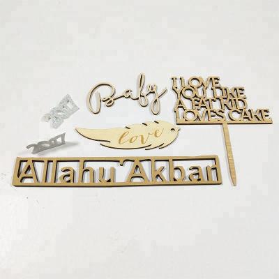 China Europe MDF laser cutting 3D letter for sale