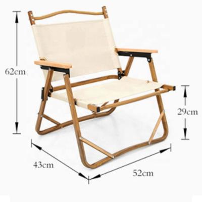 China Portable Outdoor Camping Pony Back Farmhouse Folding Wooden Farm Beach Light Wedging Chairs for sale