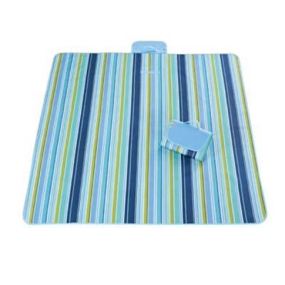 China Portable Folding Beach Mat Cloth Is Waterproof Oxford EVA Bag Border Water Picnic Mat New Thickened Picnic Mat for sale