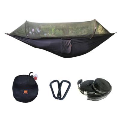 China Modern Modern Insect Aerial Chair Camping Hammock Screen Hammock Mosquito Net Outdoor Tent Open Quickly Without Pulling The Rope for sale