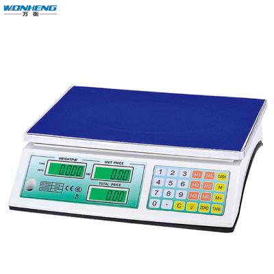 China Yongzhou 30kg Battery Digital Fish Balance Vegetable Weighing Scale 30kg for sale