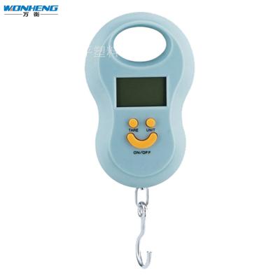 China LCD 50kg Balanzas Digital Portable Luggage Hanging Scale 50kg / 10g for sale