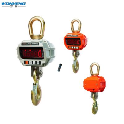 China Good quality 1t 2t 3t 5t Electronic Crane Scale of suitable prices 236x295x186mm for sale