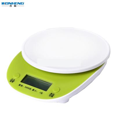 China Professional Electronic Manufacturing 5kg Digital Diet Smart Kitchen Scale 5kg / 1g for sale