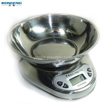 China Good Quality Wholesale Customized Digital Kitchen Food Scale 5kg/1g for sale