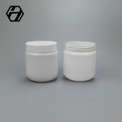 China HONGHE Package OEM HDPE Plastic 100ml 120ml 150ml 200ml 250ml 300ml 500ml 8oz Empty Cosmetic Jar For Cream Cosmetic Packaging Container for sale