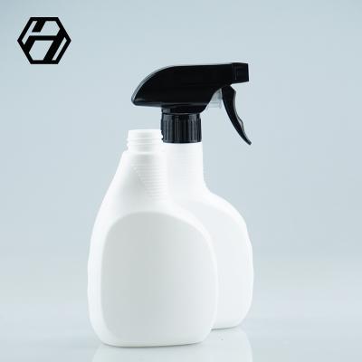 China HOGNHE OEM Botella De Plastico 600ml 750ml Garden Sprayer Liquid Empty Plastic Detergent Bottle With Trigger Spray Nozzles Head for sale