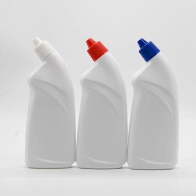 China Household Products 400Ml 500Ml 600Ml White Empty Proof HDPE Toilet Cleaner Pet Bottle Corrosion Plastic Toilet Cleaner Bottle for sale