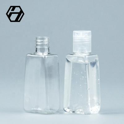 China Personal Skin Care Packaging 30ml Pet Plastic Bottle With Flip Top Cap For Hand Sanitizer for sale