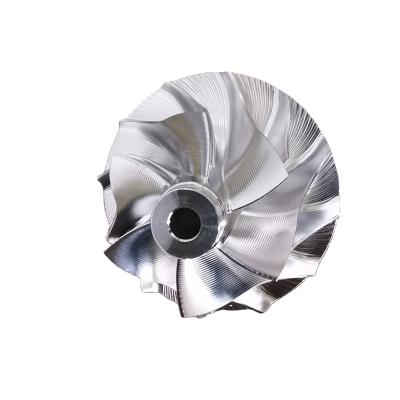 China Auto Part 5 Axis CNC Machined Aluminum Turbo Impeller AL7075 for sale