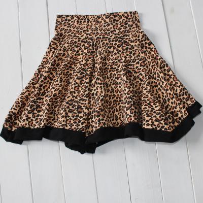 China Plus Size Hot Sale Boutique Baby Clothes Cotton Girls Skirt Leopard Babies Skirt Dress for sale