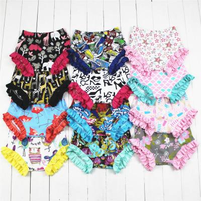 China Hot Selling Breathable Girls Shorts Newborn Baby Diaper Bloomers Ruffles Underwear Baby Bummies For Kids for sale