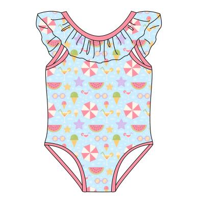 China Plus Size Baby Swimsuit Bikini Summer Kids Fashion Newborn Swimwear For Girls for sale