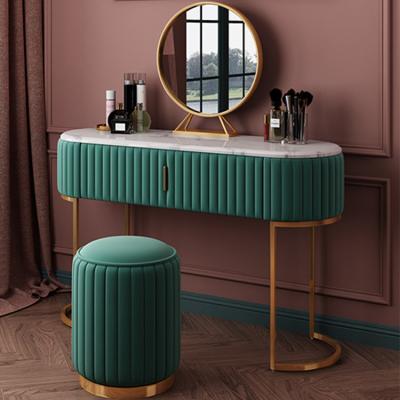 China Other modern design mirrored dressing table makeup with mirror set for sale factory price for sale