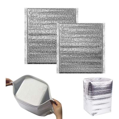 China Waterproof Aluminum Foil Foam Paper Liner Insulation Waterproof Cooler Bags For Food Package for sale