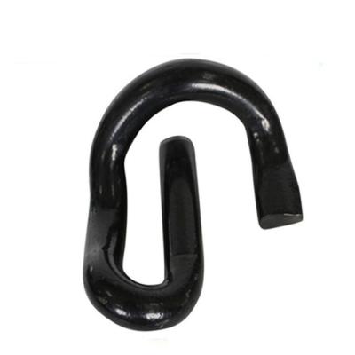 China 60 Si2mn Elastic Rail Clip 55Si2Mn Material OEM ODM Black Color for sale