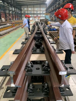 Cina Certificato d'acciaio di iso di lunghezza della ferrovia Arem2008 6m-12m della pista BS11 1985 in vendita