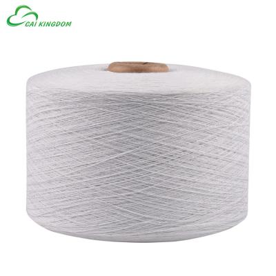 China Recycled TC Light Blue Yarn In Tapered For Italian Socks Knitting Solid Color Polyester Cotton Blended Yarn for sale