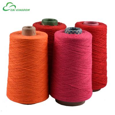 China Wholesale Recycled Cotton 12s Sock Yarn 450TPM Bleached Yarn Mat for sale