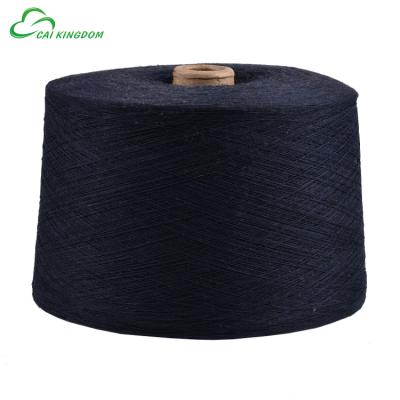 China Recycled Ne 5/3 oe regenerated cotton yarns for crochet hand knitting high twist different colors for sale