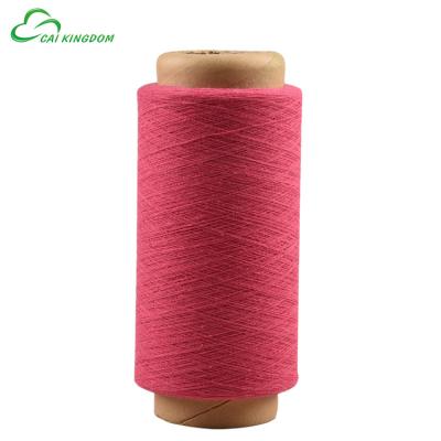 China Ne 20/1 OE 50% Recycled Cotton 50% Polyester Regenerated Black 3% Cotton Yarn For Socks And Knitting Fabric CK for sale