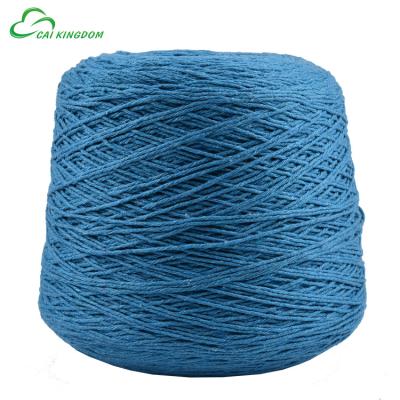 China Recycled Ne 5/3 ow rcotton yarn for crochet hand knitting different colors high twist regenerated yarn for sale