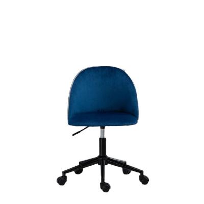 China Wholesale Home Office Chair Velvet Accent Chair Comfortable Cheap Fabric Task Chair Adjustable (Height) for sale