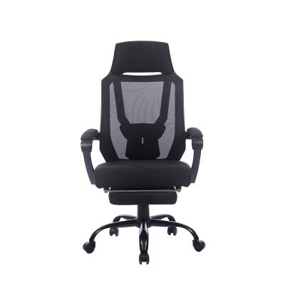 China Mesh Fabric High Quality High Backrest Office Chair Multifunctional Mechanism Associate Foot Support Office Chair Single Computer Chair Mesh Fabric for sale