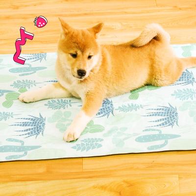 China Cool Summer Cool Dog Ice Mat Dogs Bed Cushions Self Cooling Gel Pet Cooling Mat for sale