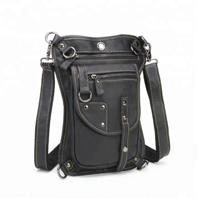 China Hot Selling High Quality Cool Design Men Leather Chest Bag for sale