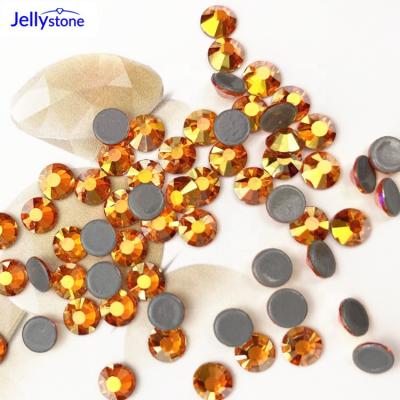 China Lead Free (< 90ppm) Fake Hyacinth AB Stones Hotfix Bling Transfers Flatback Crystal Nail Stone For Wedding Garments for sale