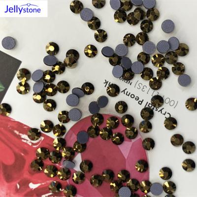 China Factory Supply Environmental Friendly Amazon Jelly Stone Best Selling Crystal Aurum ss3-ss34 Hot Fix Aodi Glued From License Plate Frame for sale