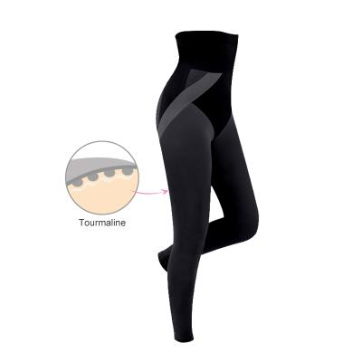 China S-SHAPER Compression Tights Thin Thermal Seamless Tourmaline Antibacterial Far Infrared Bamboo Gaiters for sale