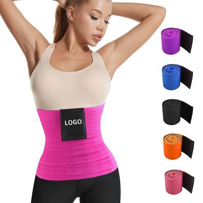 China S-SHAPER Reusable Antibacterial Belly Belt Wrap Stomach Lumbar Band Grab Me Up Trainer Bandage Body Shaper Compression Belly Waist Wraps for sale