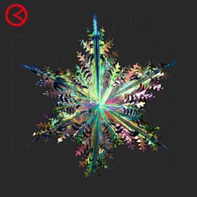 China Iridescent Movie Christmas Iridescent Decorations Fan 40cm for sale